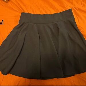 Chic Black Skater Skirt